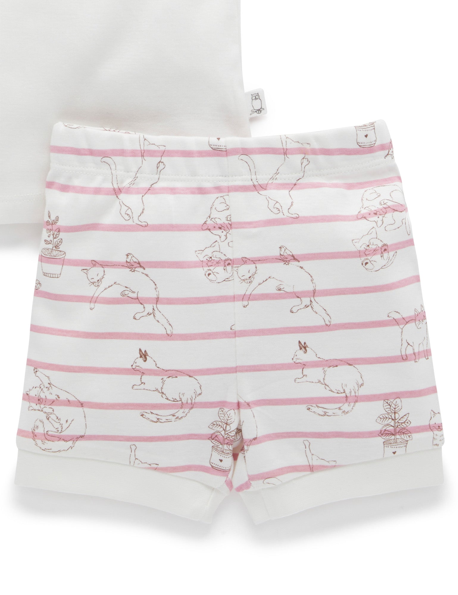 Ruffle PJ Set - Purrfect Friends