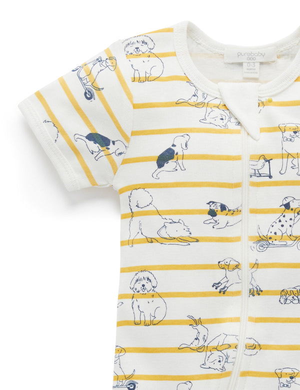 Zip Footless Sleepsuit - Best Friends