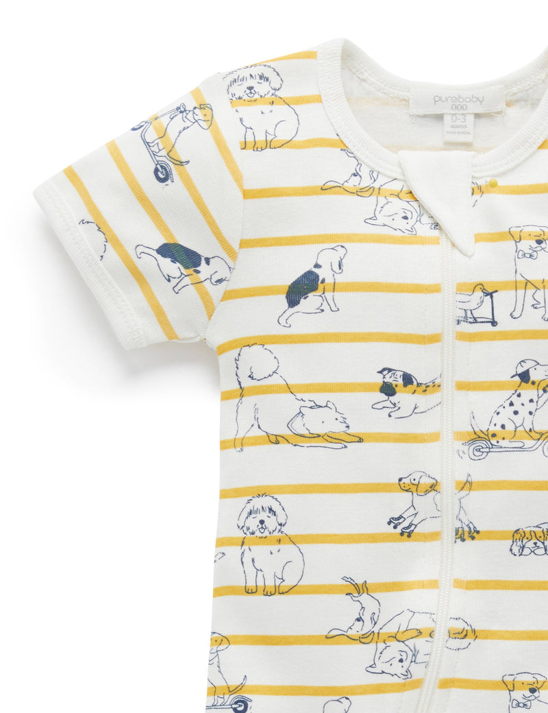 Zip Footless Sleepsuit - Best Friends