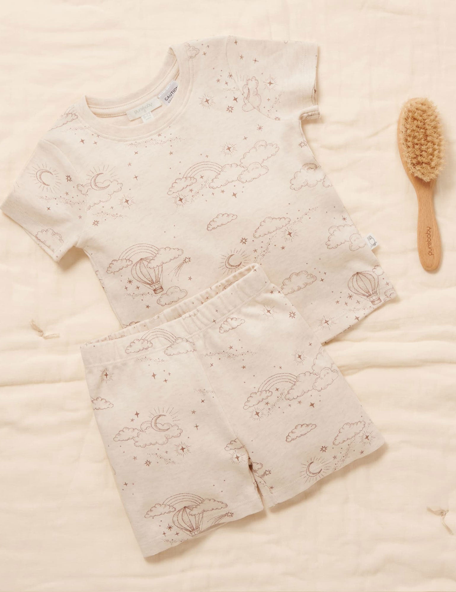 Matching Short PJ Set - In The Clouds