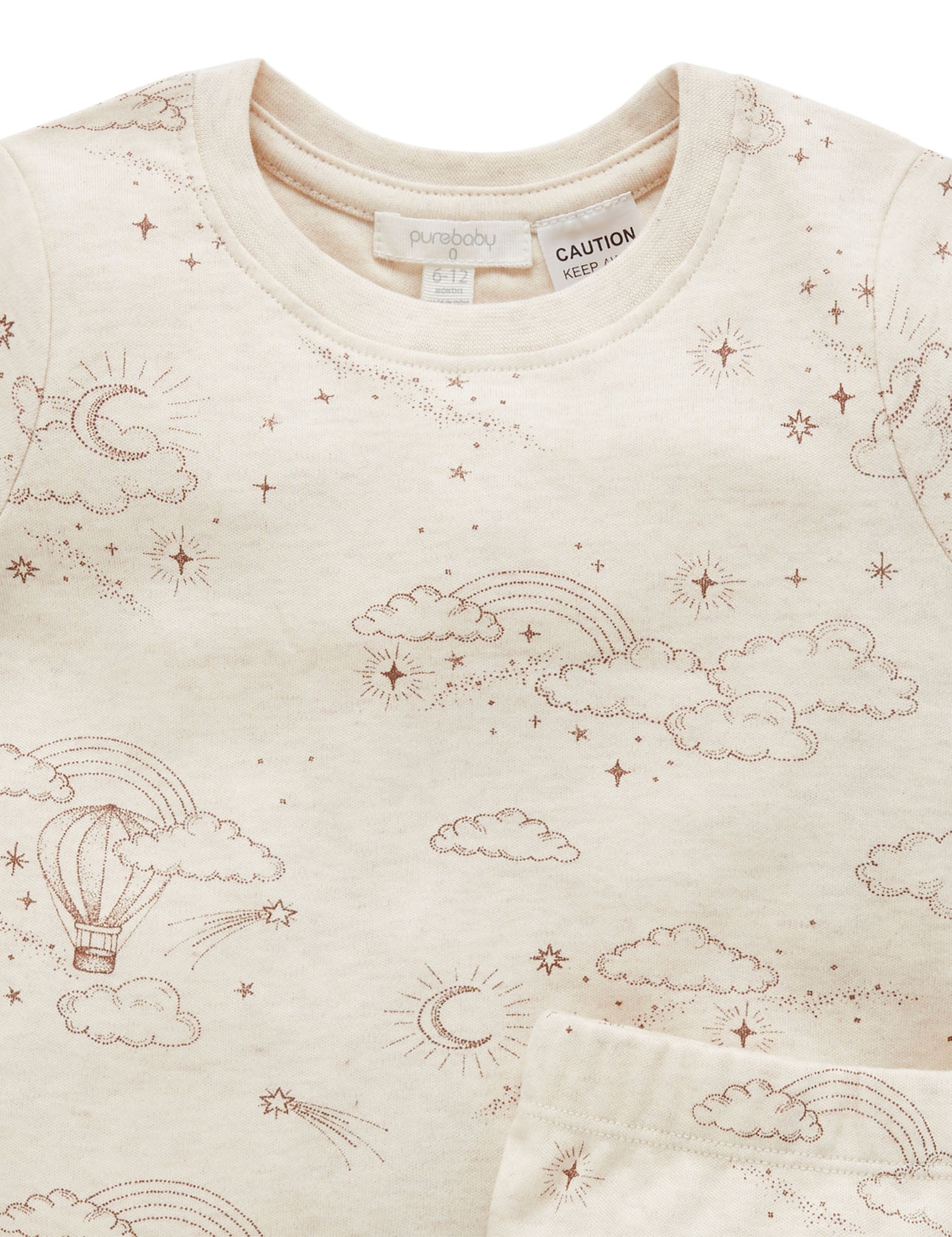 Matching Short PJ Set - In The Clouds