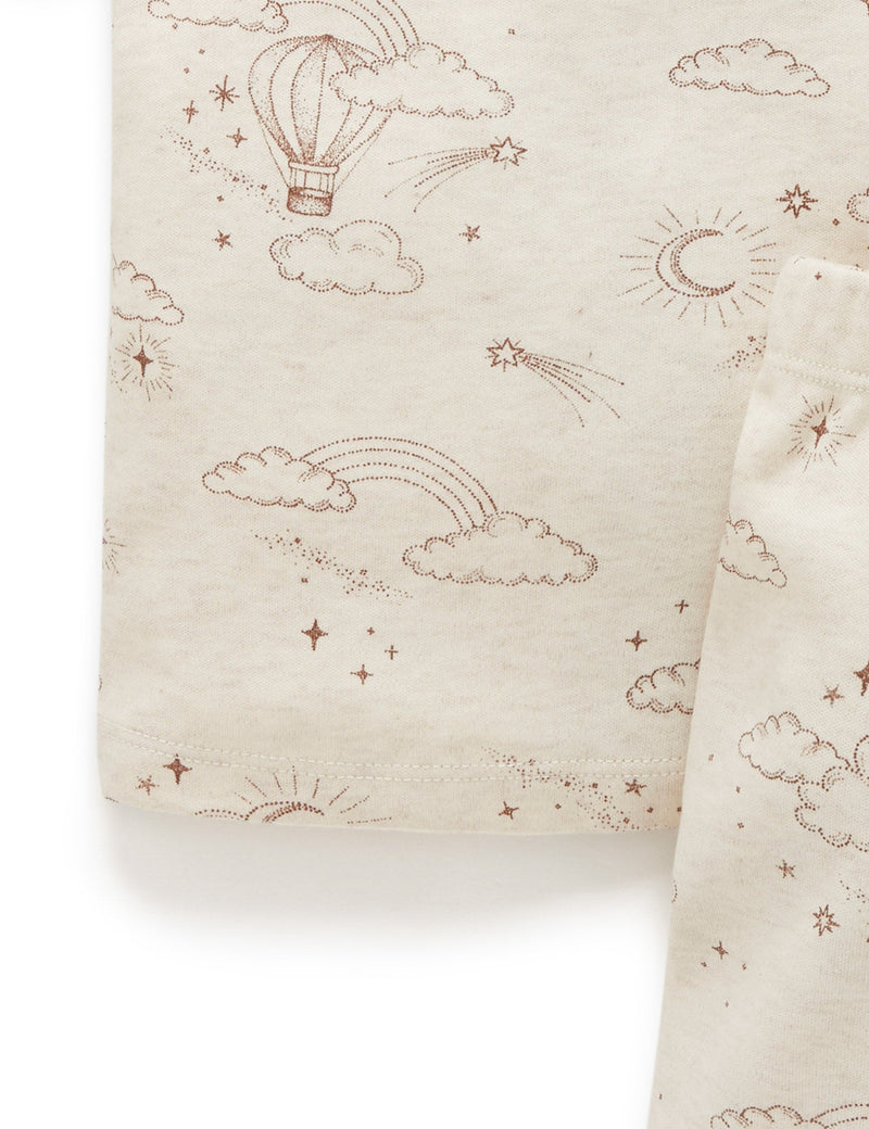 Matching Short PJ Set - In The Clouds