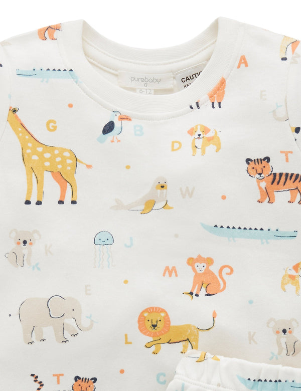 Matching Short PJ Set - Menagerie