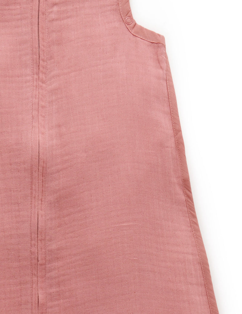 Crinkle Muslin Sleepbag - Crabapple
