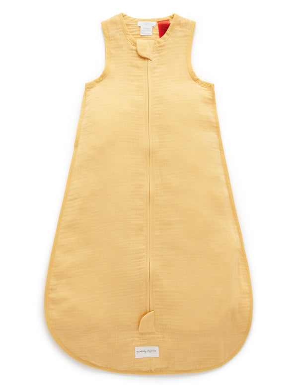 Crinkle Muslin Sleepbag - Gold