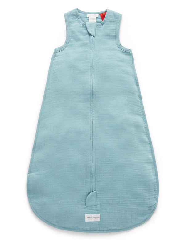 Crinkle Muslin Sleepbag - Sage