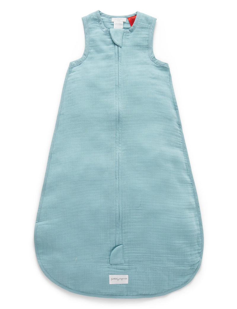 Crinkle Muslin Sleepbag - Sage