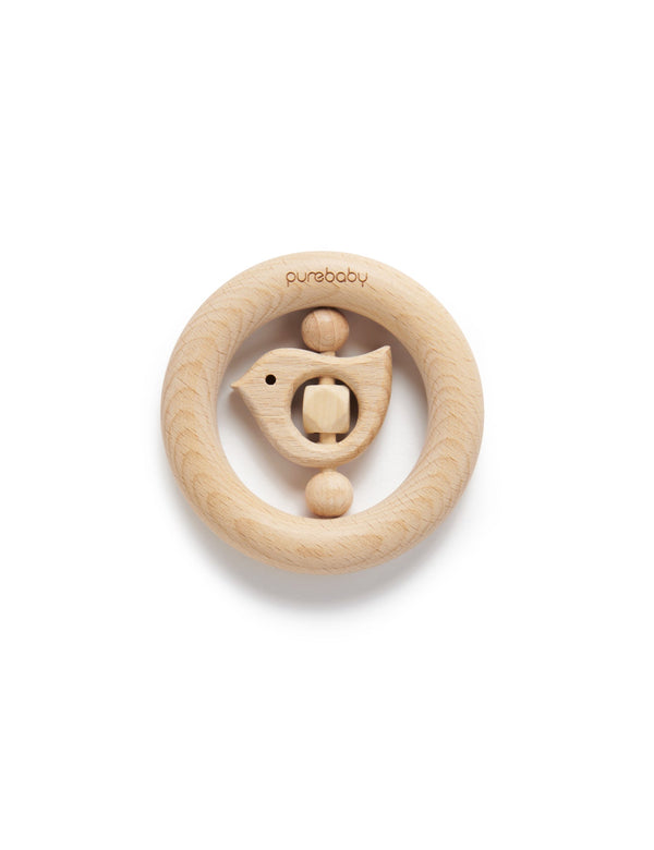 Birdy Teething Ring - NATURAL