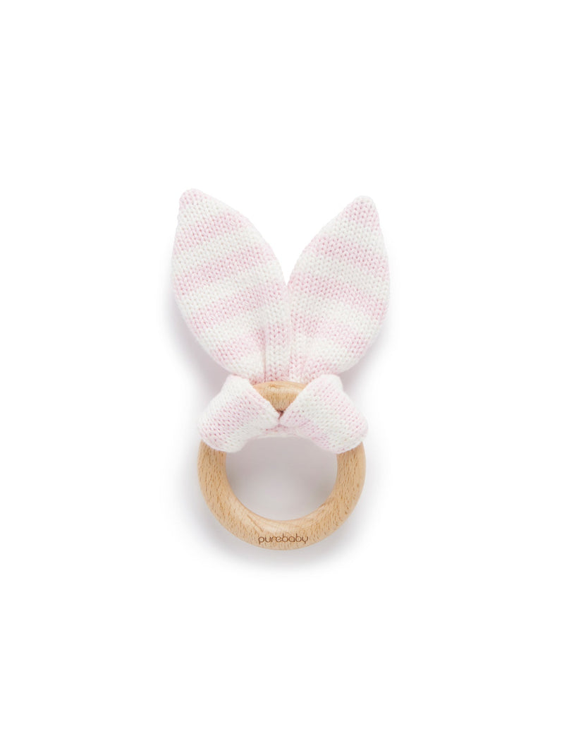 Rabbit Ear Teether - Pink