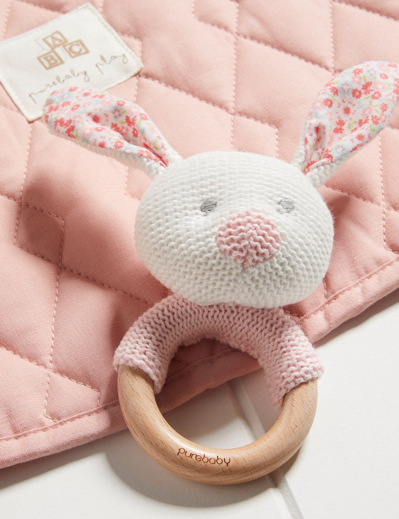 Bunny Rattle - PINK