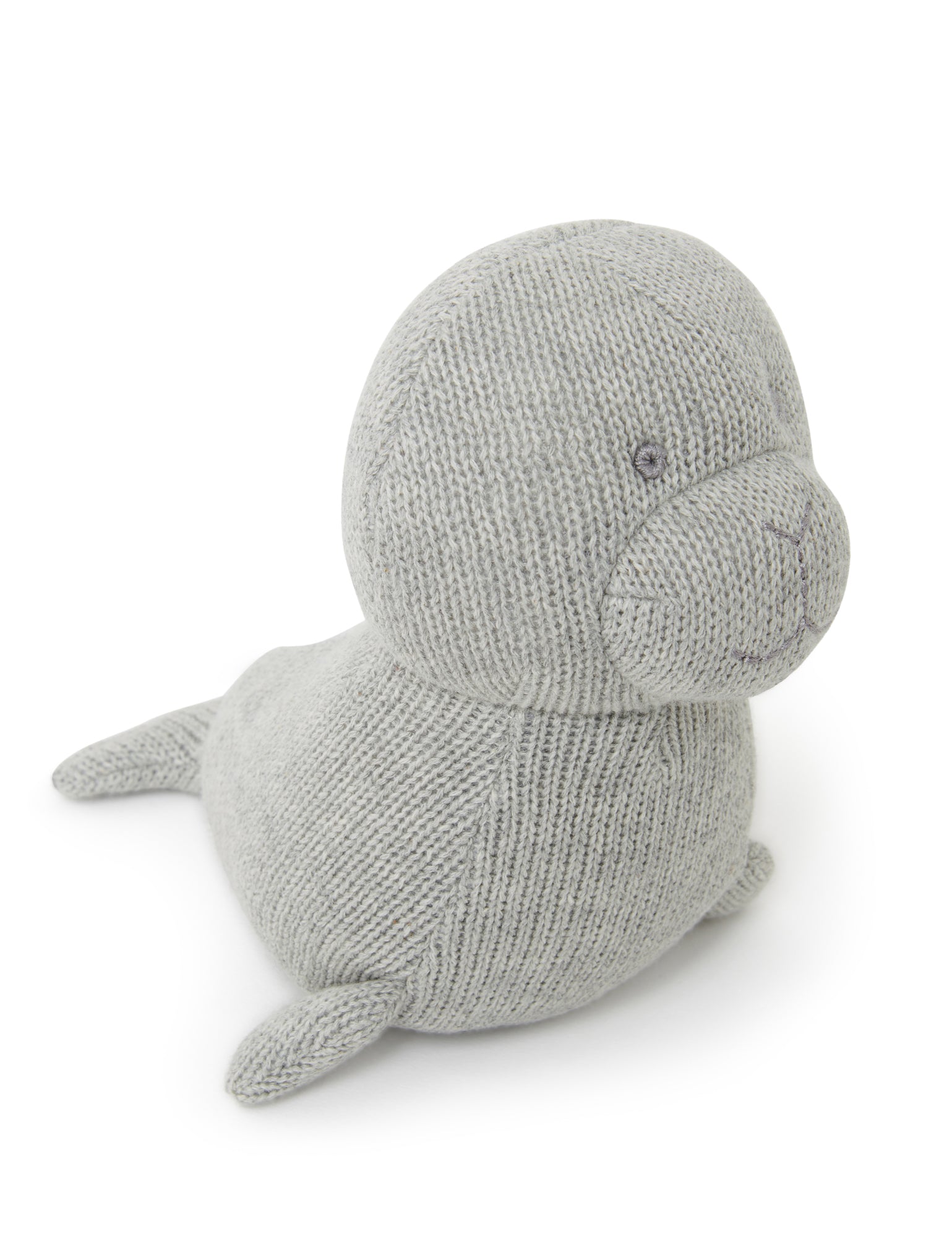 Knitted seal Toy - Grey