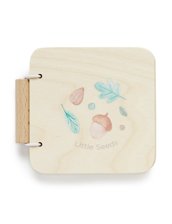 Little Seeds Wooden Book - Natural