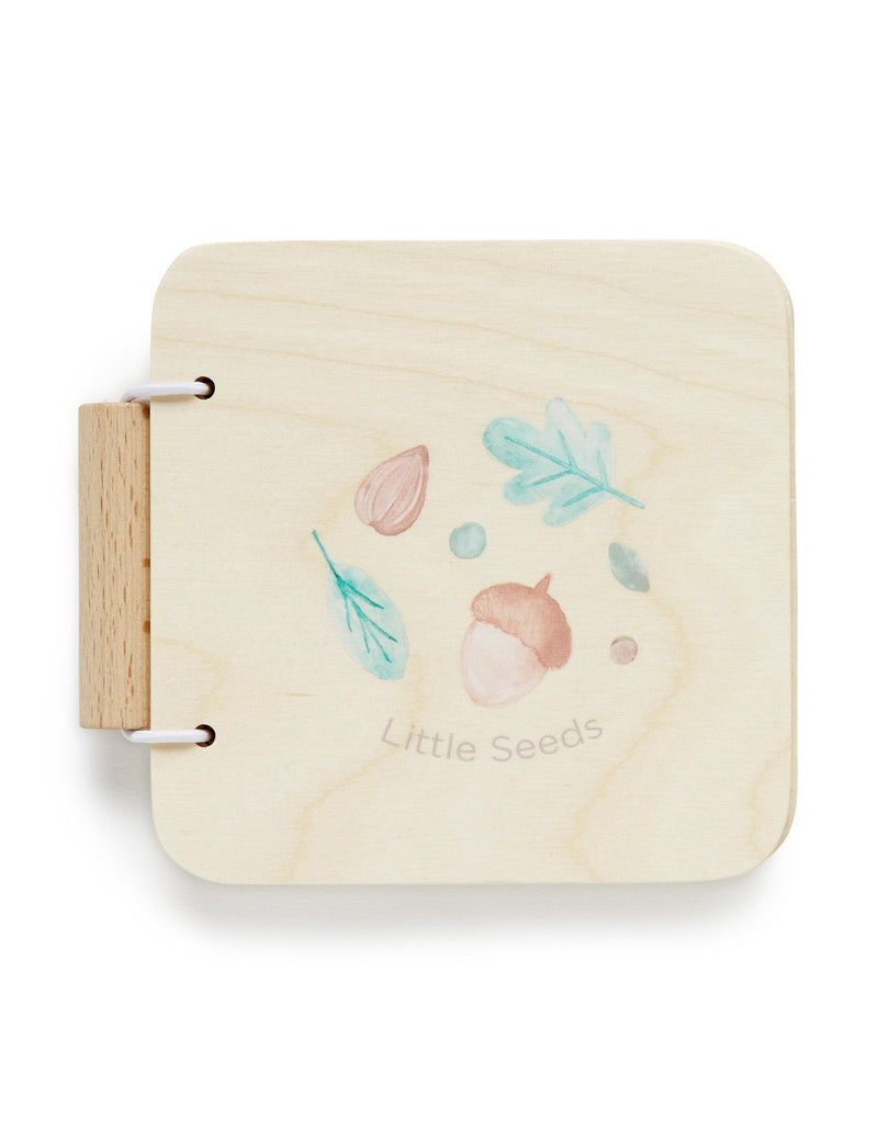 Little Seeds Wooden Book - Natural