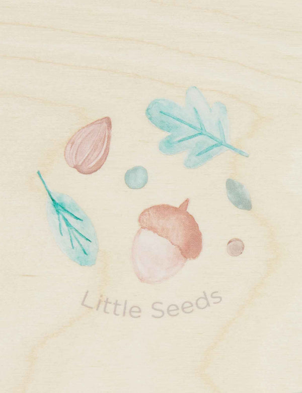 Little Seeds Wooden Book - Natural