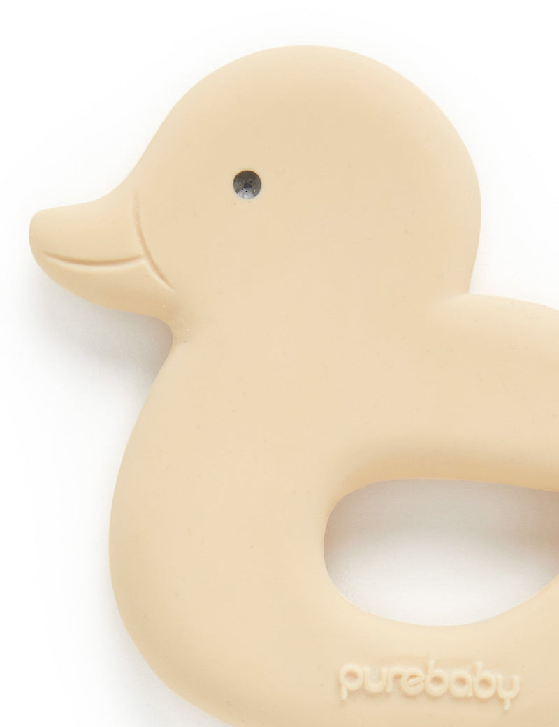 Duck Teether - CREAM - hello test