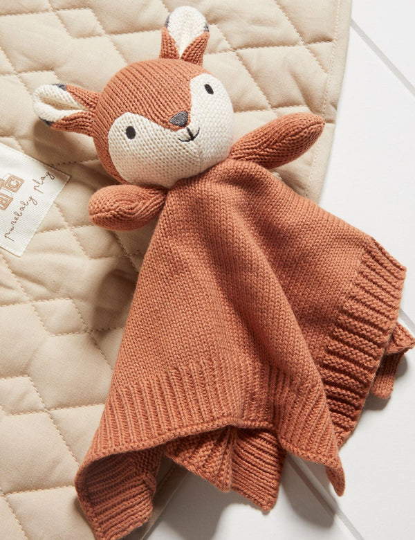 Knitted Fox Comforter - Maple