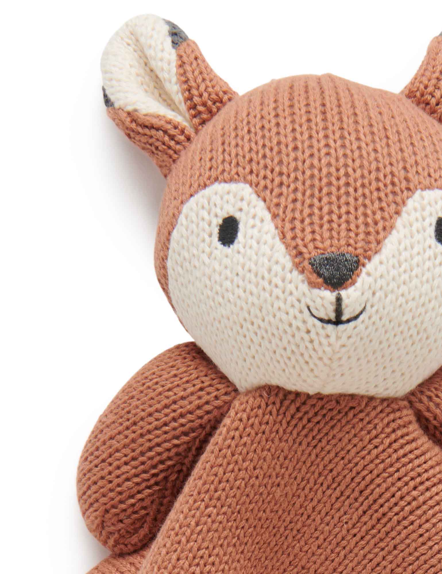 Knitted Fox Comforter - Maple