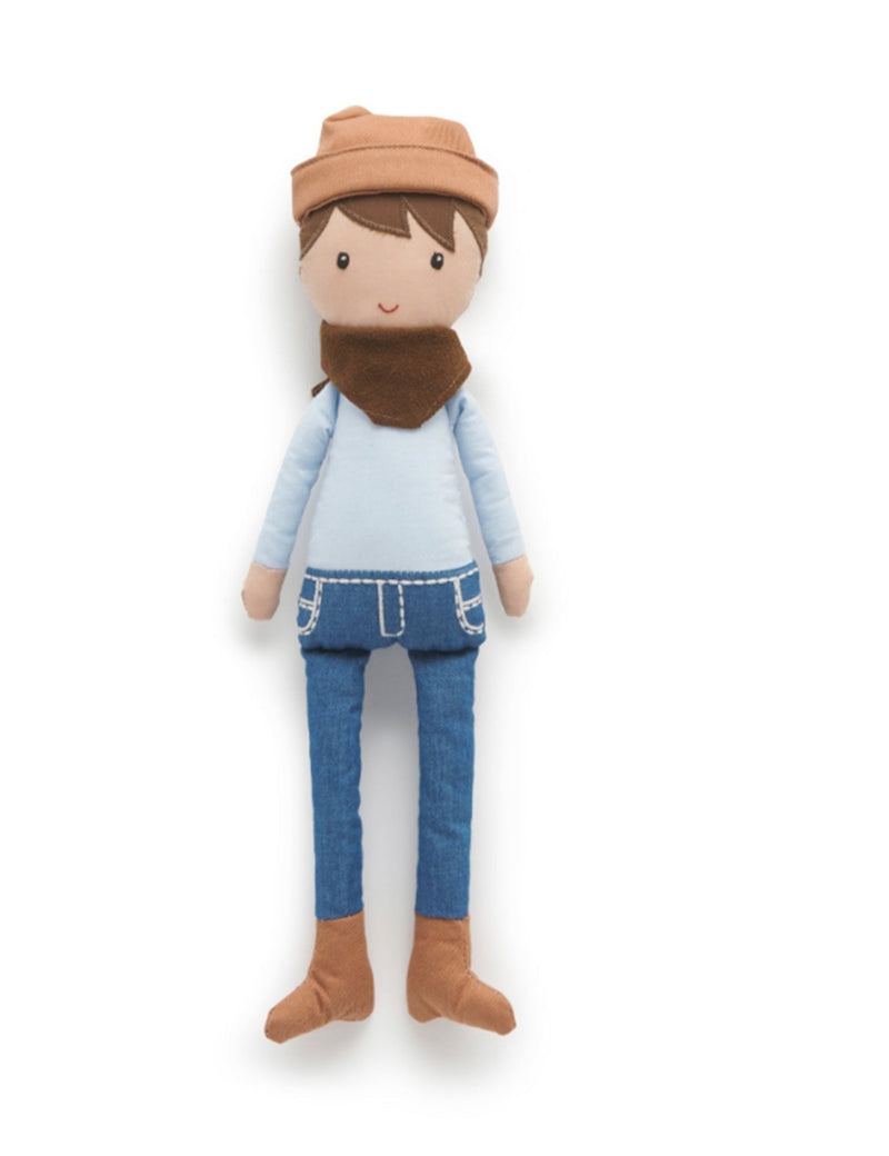 Farmer Fred Rag Doll  - -