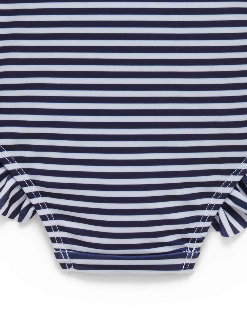 L/Slv One piece rashie - French Stripe Print