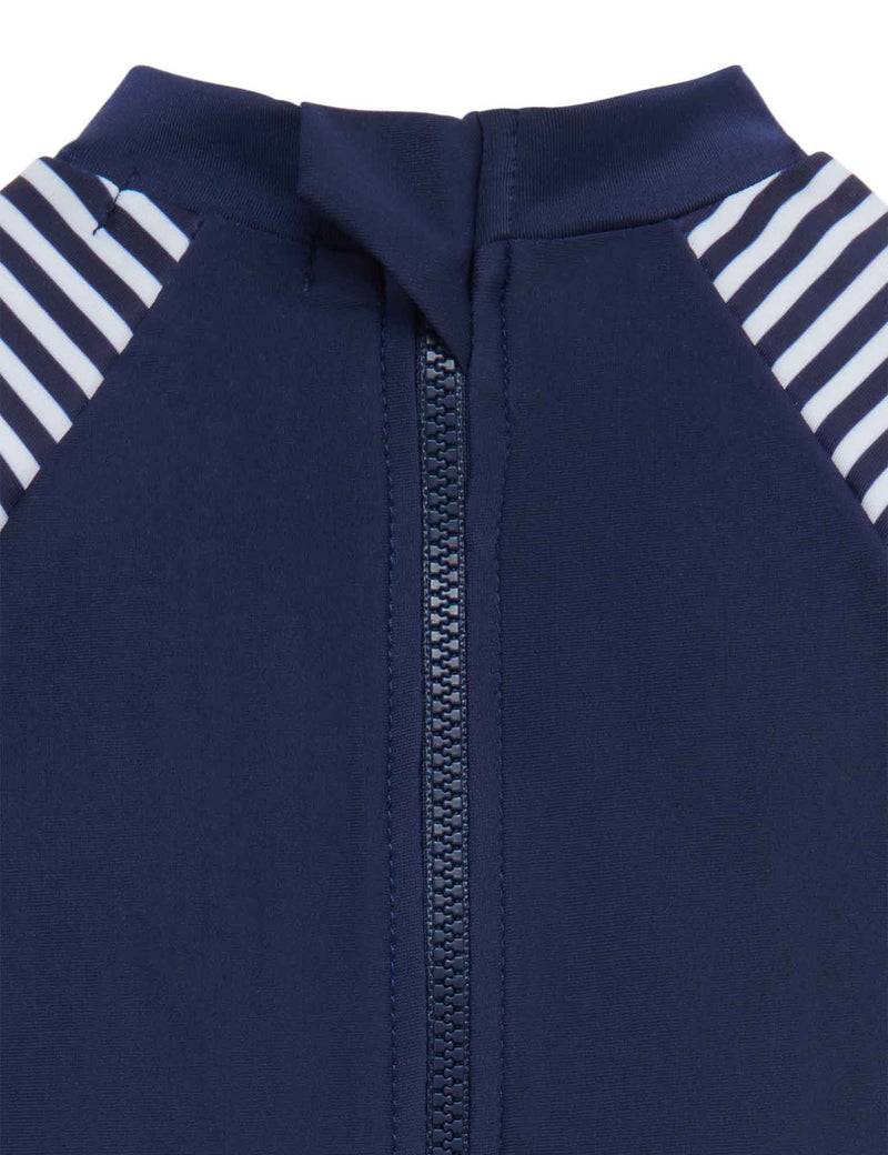L/S Sunsuit - French navy