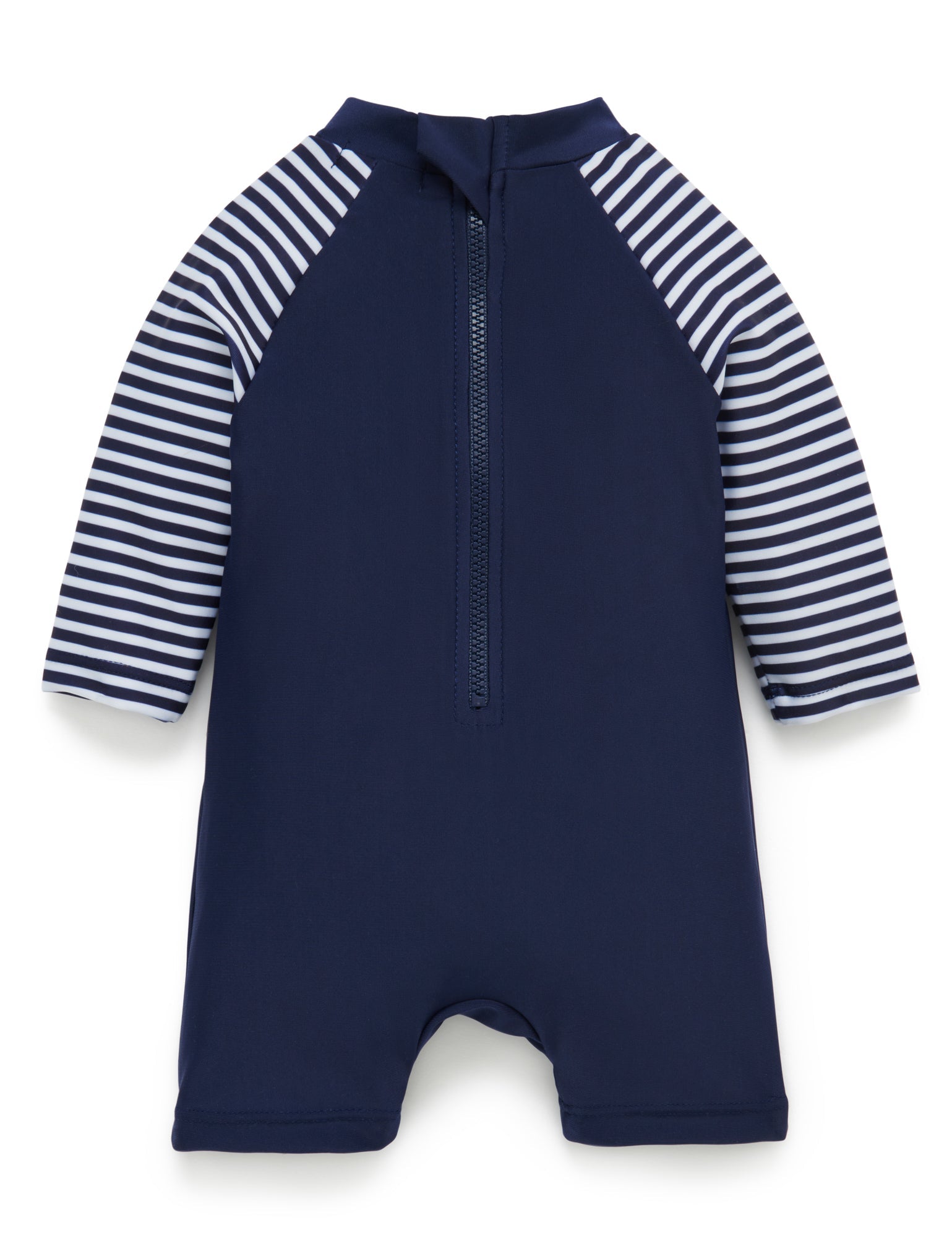 L/S Sunsuit - French navy