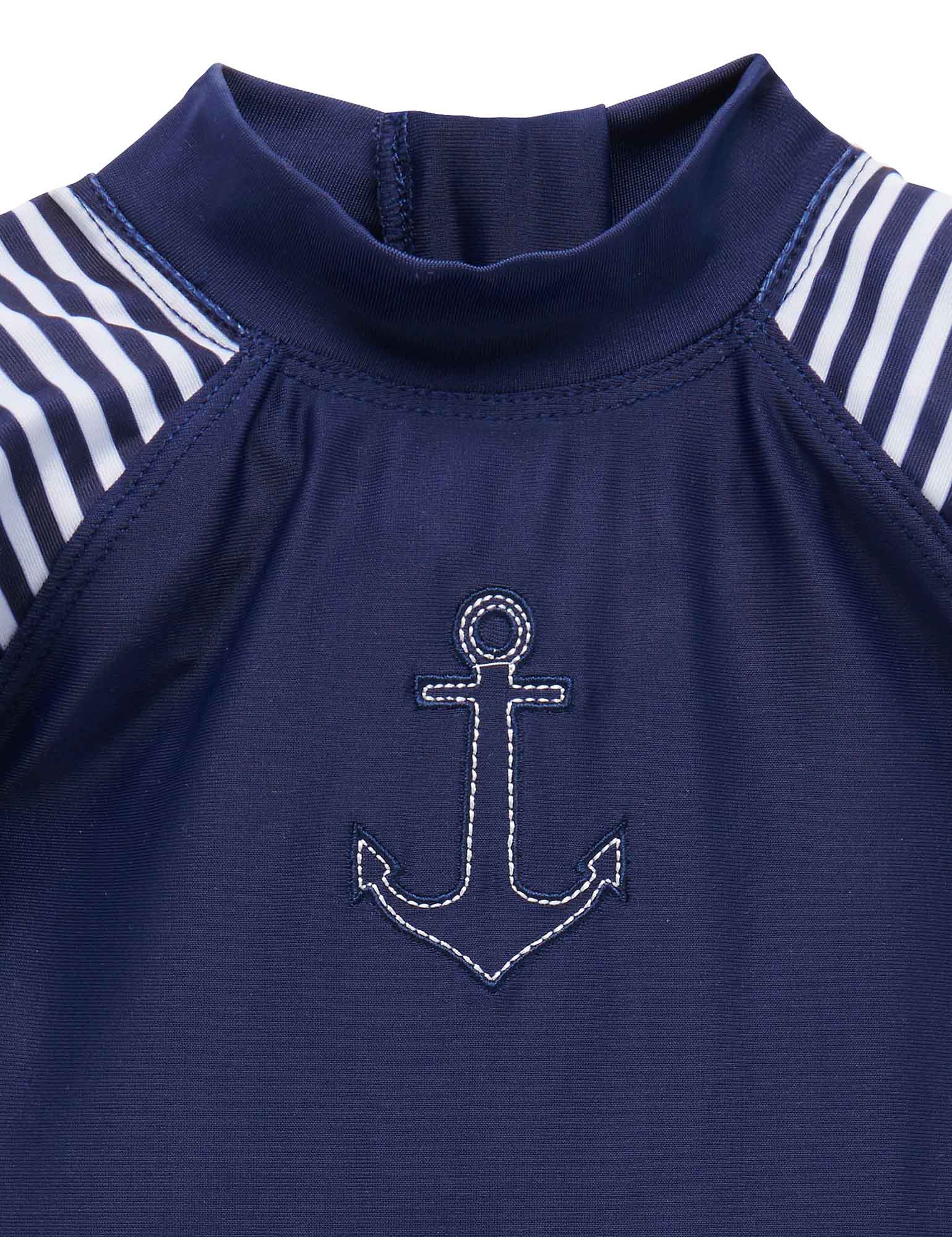 S/Slv Rashie set - French Stripe Print