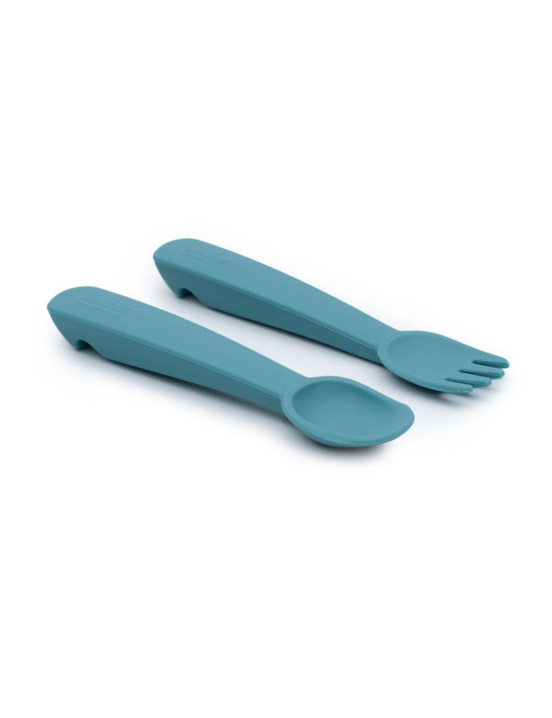Foodie Fork & Spoon Set - Blue Dusk