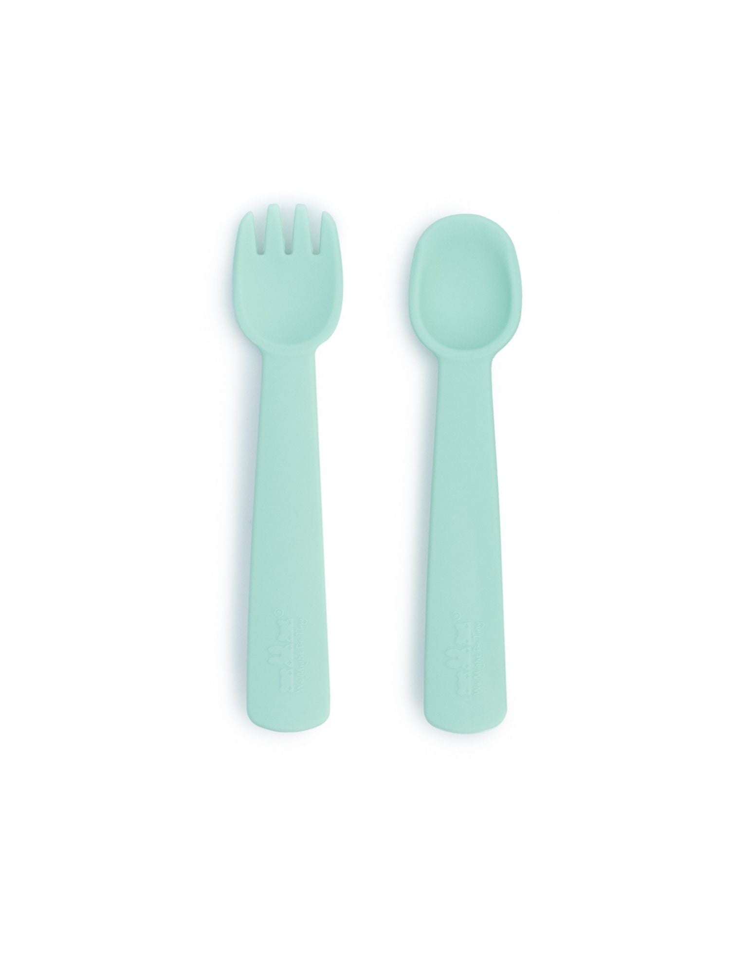 Foodie Fork & Spoon Set - Mint