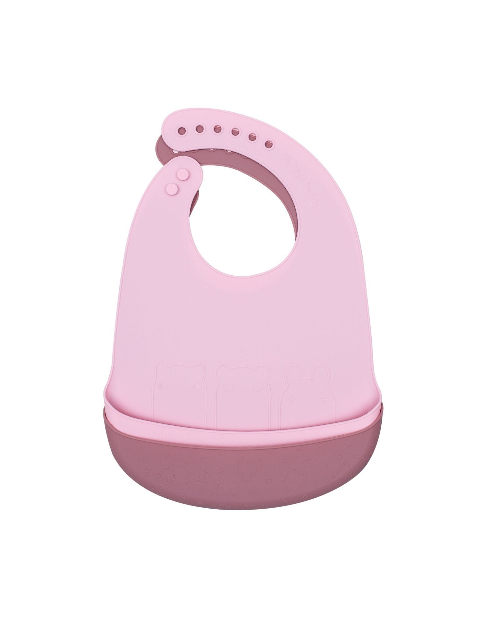 Catchie Bib 2pk - Dusty Rose