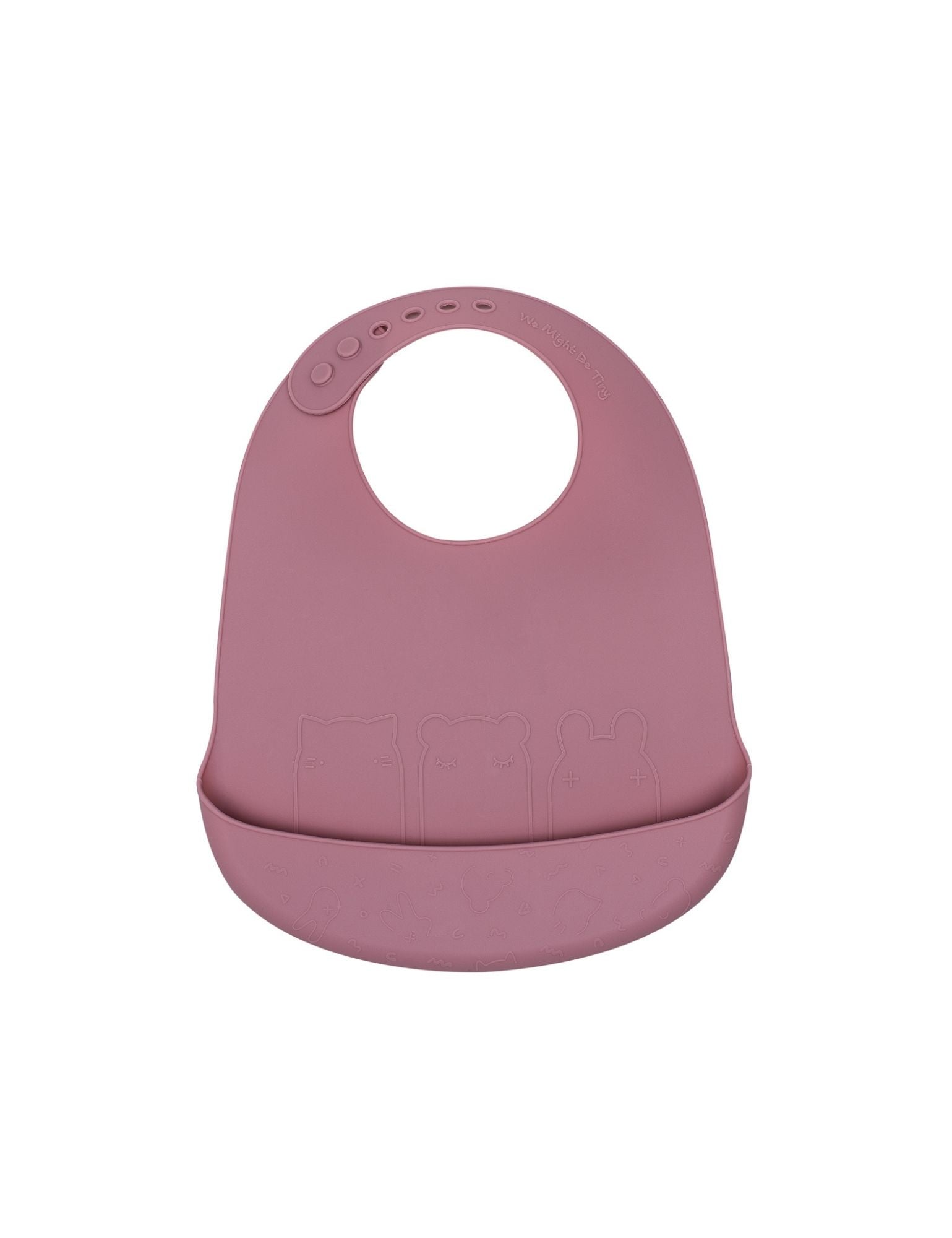 Catchie Bib 2pk - Dusty Rose